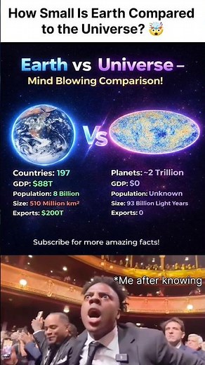 Earth vs Universe – This Will Blow Your Mind! 🤯🌌
