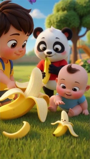 Learn Fruits with Gocu & Pocu 🍎🍌🍓 | Fun Toddler Learning Cartoon #shorts