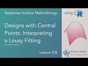 RSM 05 Designs with Central Points - Interpreting a significant lack-of-fit
