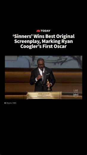 Ryan Coogler won the Academy Award for best original screenplay for the blockbuster hit