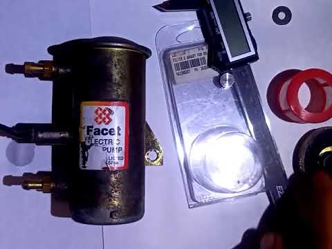 Rebuilding a Facet 40133 fuel pump.