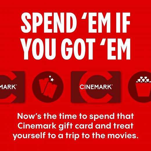 1.1K views · 19 reactions | How will you be spending your gift cards?! 螺 | Cinemark | Facebook