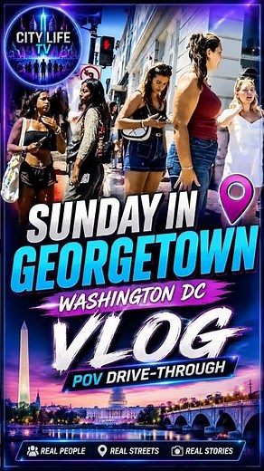 POV Driving Through Georgetown DC in 2026 | Day in the Life on Wisconsin Avenue Today