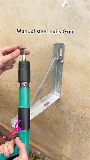 Manual steel nails gun tool kit for ceiling concrete 💯💯💯#nailgun #nailgunner #HEAVYDUTY #homerenovation