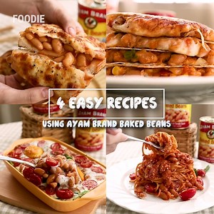 Delicious baked beans recipes you can make easily from breakfast to dinner 🍝 🥪 We're using baked beans from Ayam Brand Malaysia 😍 | KL Foodie