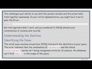 Combining field and TableRecord in JOOQ