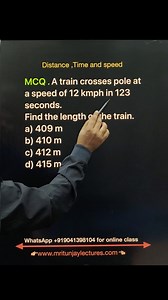12K views · 21 reactions | distance ,time and speed based problem #time #distance #speed #physics #sscje #bank #bankexams #mritunjaylectures #rrb | Mritunjay Lectures | Facebook