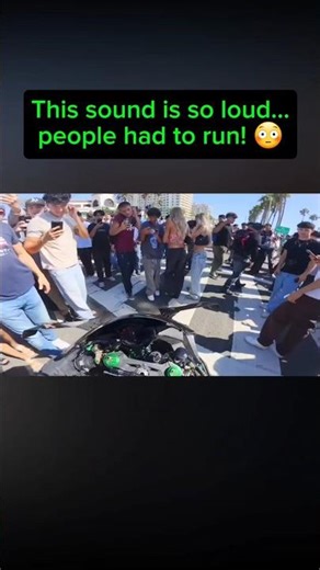 When the H2R starts screaming… people cover their ears! 🔊🏍️ #shorts