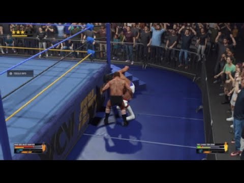 WCW Saturday Night Mad Dog Buzz Sawyer 🆚 The Z-Man Tom Zenk