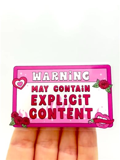 Explicit Content Stickers Porn Vinyl Stickers Sex Stickers Slut Stickers Pastel Adult Stickers Dirty Fetish Stickers - Etsy