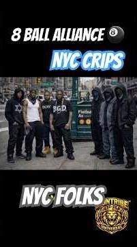 The 8 Ball Alliance Between NYC Crips & NYC Folks 🎱. Full story coming soon.