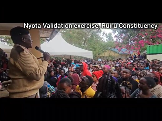 NYOTA validation exercise, Ruiru Constituency. #Mtendakazi #RuiruMbele | Hon Simon Nganga King'ara