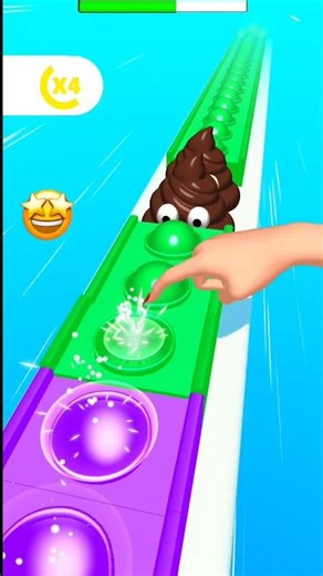 Low to Fast Happy Pop Run Level 78 #shorts #funnygameplay