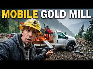 Running 700 Pounds of Gold Ore at the Mine: Mobile Milling and Smelting a Gold Button!