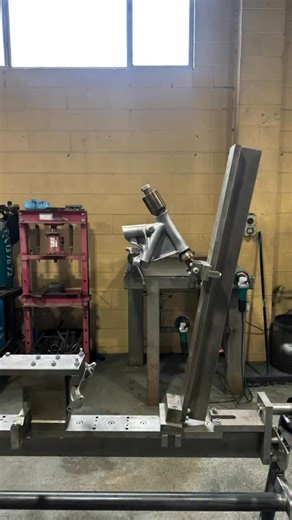 Born-Free Motorcycle Show | #bf17invitedbuilder @bradomiller - Good start on the Born-Free bike frame today. Mix of some old stock Australian race frame engineering... | Instagram