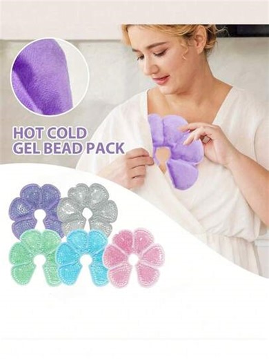 1/2pcs Reusable Ice Pack Breast Pads, Nursing Pads, Cold/Hot Therapy Nursing Gel Pads, Double-Sided Cooling Gel Pads, Daily Care Tool, Multi-Function Hot/Cold Therapy Gel Bead Breast Pads For Relaxation And Relief, Suitable For Women, Valentine's Day, Mother's Day Gifts, Travel Essentials, Beach Essentials, Graduation Season, Commencement, Graduation Ceremony, Congrats Grad, Graduation Party, Travel Hiking Essentials, Camping Essentials, Portable Tools, Summer Essentials, Summer Portable | SHEIN