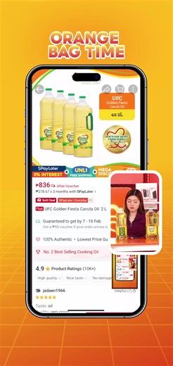 Shopee Fam! Check out grocery bundles at marami pang solid deals! 🛒💥 Samahan mo pa ng ₱300 OFF, ₱2,000 OFF, hanggang ₱10,000 OFF vouchers—swertehan lang! Maki-shake mamayang 9:21 PM! It’s Halftime Shopee Shake 🫨 Mag check out na dito! https://shopee.ph/ShopeeLivexShopeeCup | Shopee
