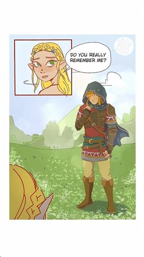 Zelda reacts to the Hylian Set