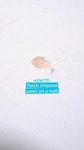 Potato chips ✅. Paint chips ❌. Luckily, fixing them takes no time at all. SAVE this video for later. #whatsyournextproject #fixed #wallrepair | Inspirations Paint