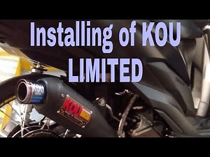 INSTALLING OF ORIG KOU PIPE LIMITED AND SOUND CHECK | HONDACLICK125/150