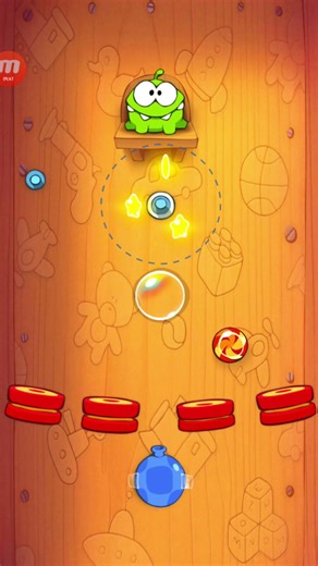 Cut the Rope Walkthrough – Toy Box - Level 15 | 1 Level Daily Until Perfect (Day 140)