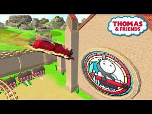 El tren Thomas y sus amigos en español go go - James y Gordon en carrera Completo