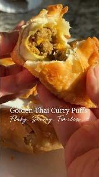 Golden Thai Curry Puffs 🥟 | Homemade & Allergy-Friendly
