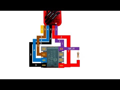 Setting up a PIC12F675 microcontroller.