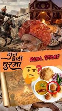 Origin And History of Rajasthani Dal Baati Churma....#foryou #trending #viral #viralvideo #shorts