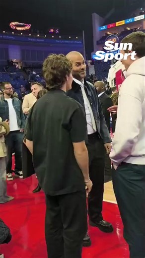 NBA legend Tony Parker, Formula One driver Kimi Antonelli and footballing icon Thierry Henry are in the house at The O2 for Memphis Grizzlies vs Orlando Magic 🏀 | Sun Sport