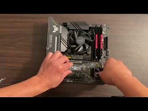 SSD install on ASUS Tuf Gaming B560M Plus Wifi6 motherboard, Build PC 2021