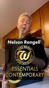 Theo Wanne Artist Nelson Rangell showing off the new CONTEMPORARY Alto from our ESSENTIALS Collection. Nelson is a saxophone legend and sounds amazing on this new model! What do you think? | Theo Wanne Mouthpieces and Instruments