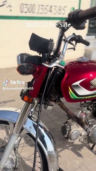 Cd 70 Model 2021/22 Motorbike for Sale in Gujranwala