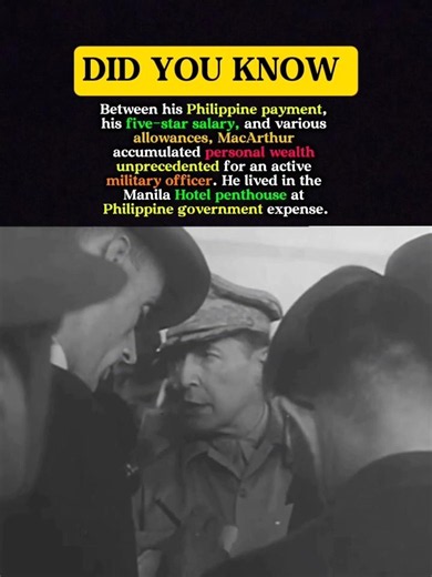 MacArthur Was The Highest-Paid Military Officer In American History
