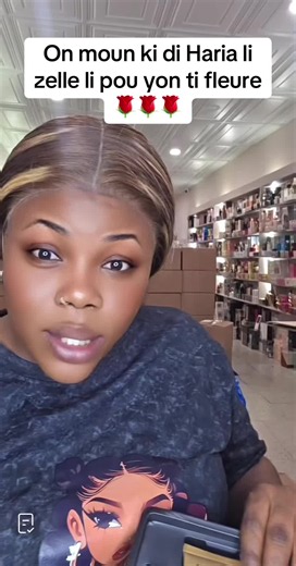 Haria resevwa zèl pou yon ti flè — komik TikTok rezime