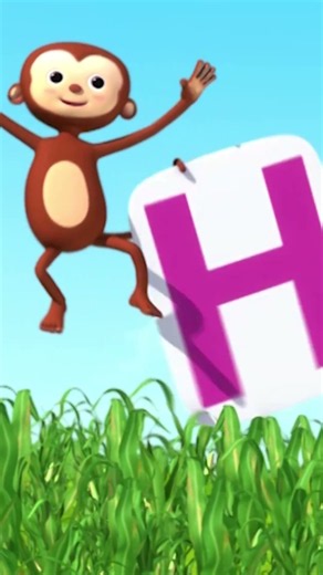 Learn ABC! Jumping Alphabets 🔤🦘 #NurseryShorts #popularsong #shorts