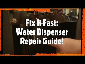 Fix Door Water Dispenser Issues Now! Troubleshooting Guide