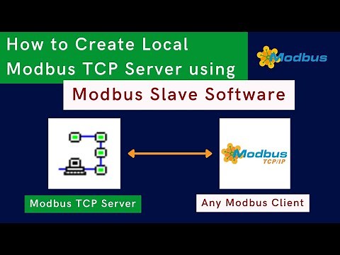 How to Create Modbus TCP Server using Modbus Slave Software | Modbus Tools | Modbus TCP Server |
