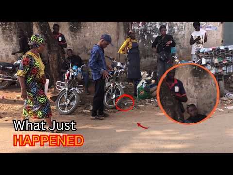 African Market Reacts to Telekinesis Magic😂