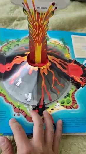 3D Volcano Book