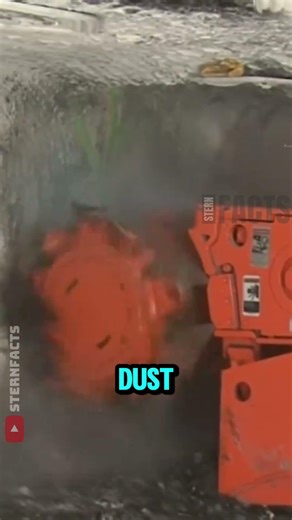 This Underground Mining Monster Crushes Rock and Coal Nonstop