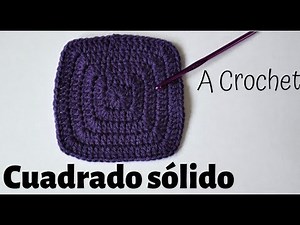 🟪Solid Crochet Square