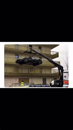 visaa_Doors | FERRARI FLIES TO THE BALCONY 🚗💨 When your #Ferrari won’t survive winter… you take it upstairs. Literally. A Vienna car #lover tried to... | Instagram