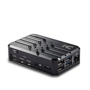 Vilros Raspberry Pi 4 Compatible Deluxe Passive Cooling Case- Black