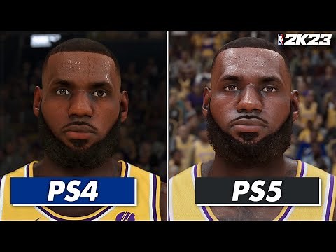 NBA 2K23 - PS5 vs PS4 COMPARISON | (Faces/Graphics/Gameplay)