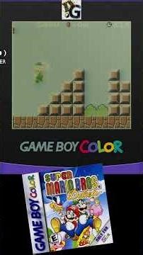 Super Mario Bros, Deluxe Gameboy Color #retrogaming #nintendo