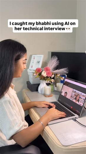 Interview Sidekick | Real-time Interview Assistance | I caught my bhabi using AI during her technical coding interview 😳 This AI interview tool literally captures your screen and writes code... | Instagram