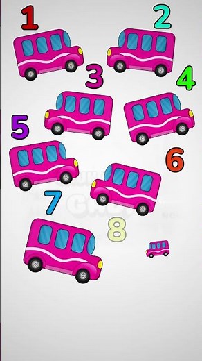 10 Little Buses 🚌 | Fun Counting Song for Kids