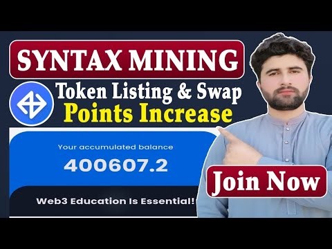 Syntax Verse Token Listing And Swapping Update | Syntax Verse Daily Points Increase | Rizwan Baloch