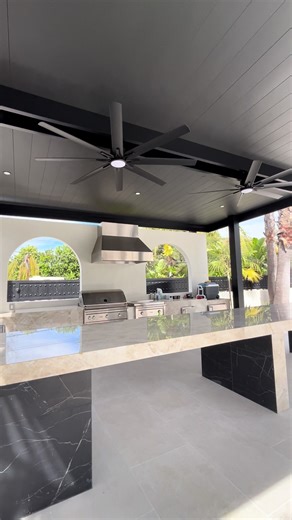 Black on Black Patio & Pergola Design Perfection